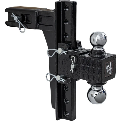 1802726 - Adjustable Dual-Ball Hitch for 2 1/2-Inch Receiver, 10-Inch Rise & Drop