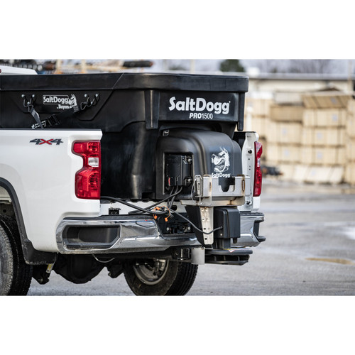PRO1500MCH - SaltDogg® 1.5 Cubic Yard Multiplex Electric Poly Hopper Spreader - Chain