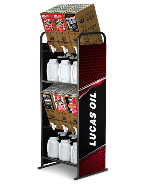 Lucas Oil 18000 Metal Rack for Bag in a Box (BIB) - Holds 6 x 6 Gal BIBs