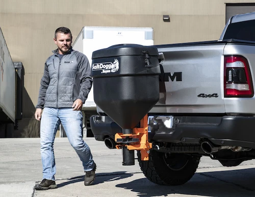 TGSUVPROA - SaltDogg® 4.4 Cubic Foot Black Polymer Electric Tailgate Spreader
