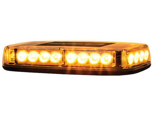 8891040 - 11 Inch Rectangular Multi-Mount Amber LED Mini Light Bar