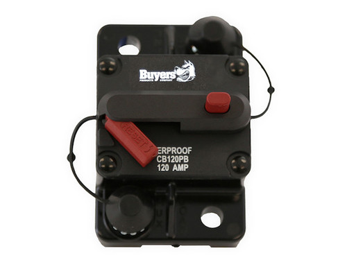 CB120PB - 120 Amp Circuit Breaker With Manual Push-to-Trip Reset