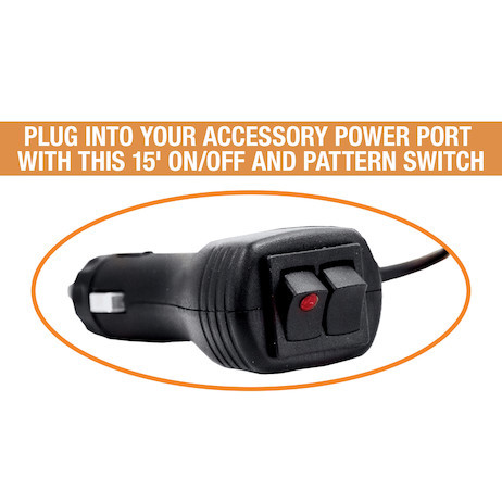 8891068 - 15 Inch Octagonal LED Mini Light Bar - Amber/Blue