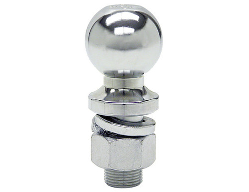 1802020 - 1-7/8 Inch Chrome Hitch Ball With 1 Inch Shank Diameter x 2-1/8 Inch Long