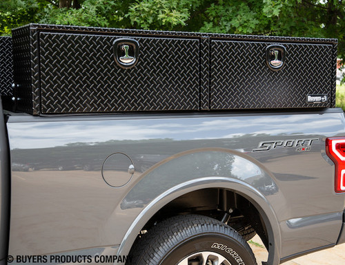 1721563 - 18x16x72 Inch Black Diamond Tread Aluminum Topsider Truck Box