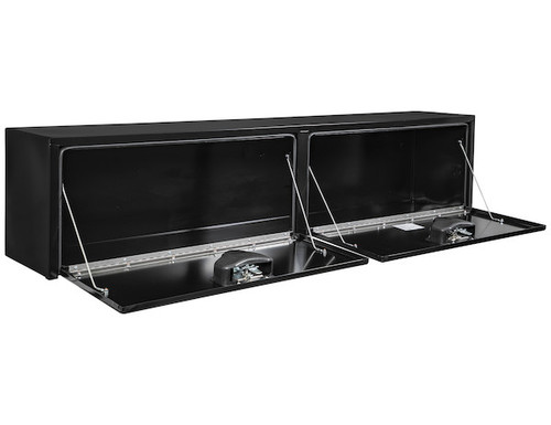 1702980 - 18x16x72 Inch Black Steel Topsider Truck Box