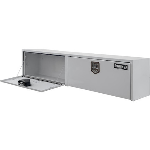1702880 - 18x16x72 Inch White Steel Topsider Truck Box