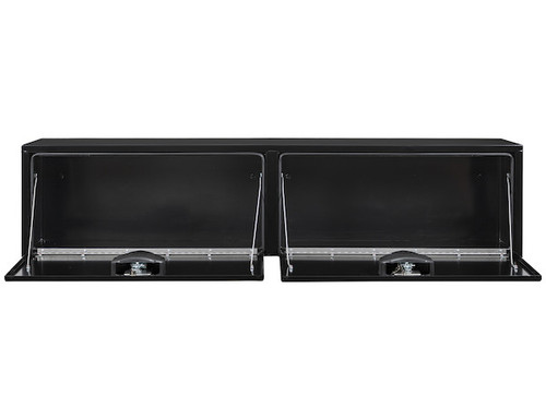 1703000 - 18x16x90 Inch Black Steel Topsider Truck Box