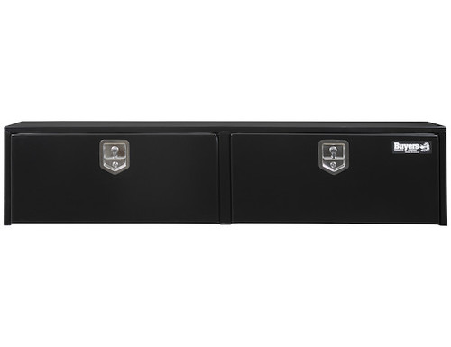 1703000 - 18x16x90 Inch Black Steel Topsider Truck Box