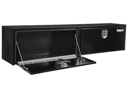 1703000 - 18x16x90 Inch Black Steel Topsider Truck Box