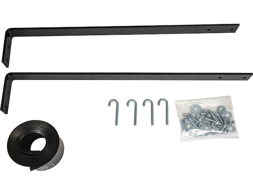1721770 - 18x16x96 in Black Diamond Tread Aluminum Topsider Truck Box with Flip-Up Doors