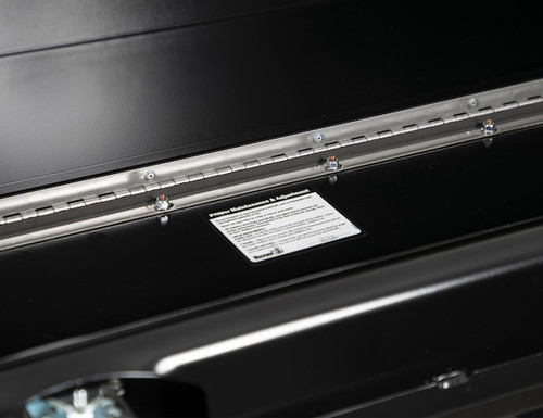1703020 - 18x16x96 Inch Black Steel Topsider Truck Box