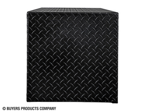 1715105 - 18x18x36 Inch Textured Matte Black Diamond Tread Aluminum Underbody Truck Box