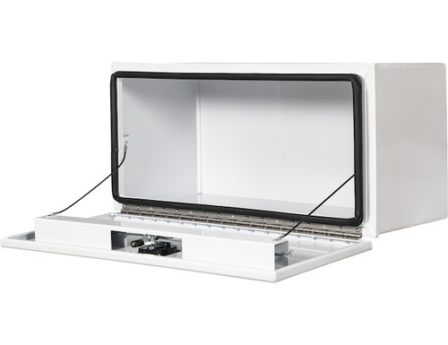 1707970 - 18x18x48 Inch White Pro Series Smooth Aluminum Underbody Truck Box