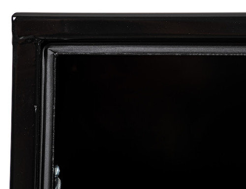 1732315 - 18x18x60 Inch Black Steel Underbody Truck Box With 3-Point Latch