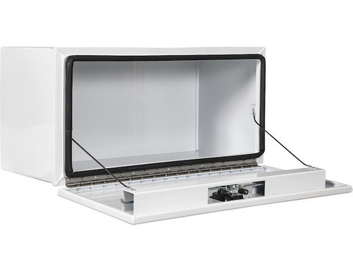 1707975 - 18x18x60 Inch White Pro Series Smooth Aluminum Underbody Truck Box