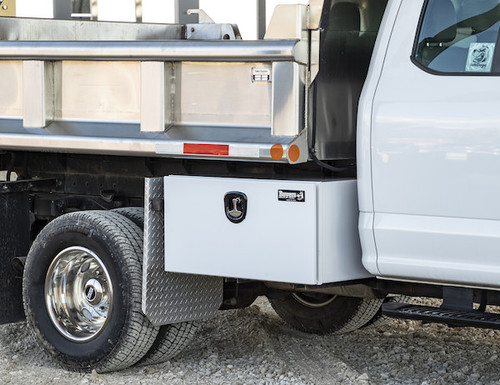 1707975 - 18x18x60 Inch White Pro Series Smooth Aluminum Underbody Truck Box