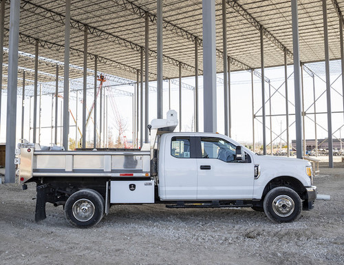 1707975 - 18x18x60 Inch White Pro Series Smooth Aluminum Underbody Truck Box