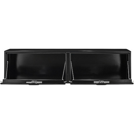 1732320 - 18x18x72 Inch Black Steel Underbody Truck Box With 3-Point Latch