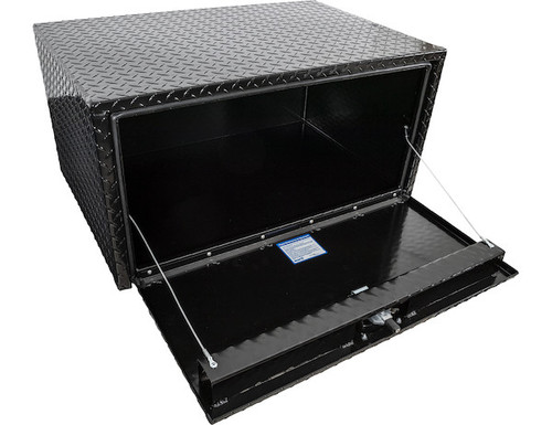 1725119 - 18x24x36 Inch Black Diamond Tread Aluminum Underbody Truck Box