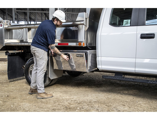 1705119 - 18x24x36 Inch Diamond Tread Aluminum  Underbody Truck Box