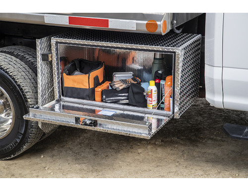 1705119 - 18x24x36 Inch Diamond Tread Aluminum  Underbody Truck Box