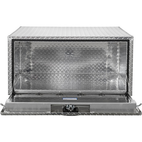 1735119 - 18x24x36 Inch Diamond Tread Aluminum Underbody Truck Box with 3-Pt. Latch