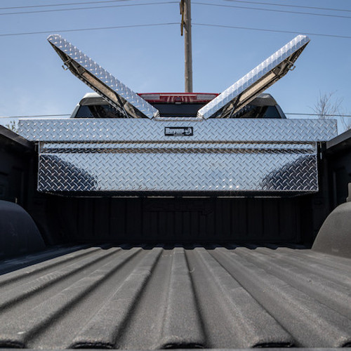 1710420 - 18x27x71 Inch Diamond Tread Aluminum Gull Wing Truck Box