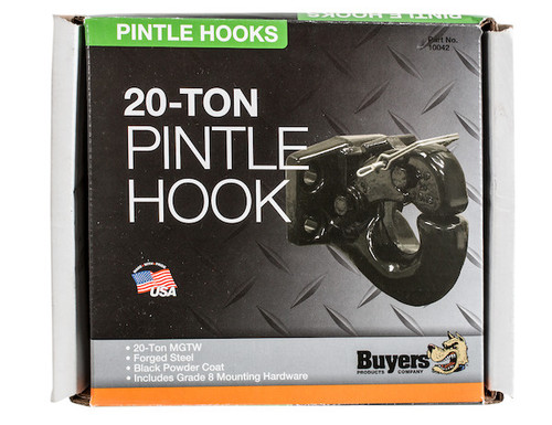 10042 - 20 Ton Pintle Hook w/ Mounting Kit (PH20 w/ Hardware)