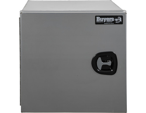 1705431 - 24x24x24 Inch Pro Series Smooth Aluminum Underbody Truck Box - Single Barn Door, Compression Latch