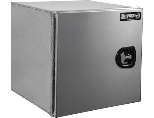 1705431 - 24x24x24 Inch Pro Series Smooth Aluminum Underbody Truck Box - Single Barn Door, Compression Latch