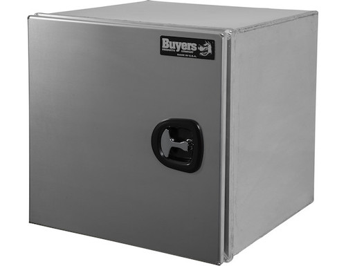 1705431 - 24x24x24 Inch Pro Series Smooth Aluminum Underbody Truck Box - Single Barn Door, Compression Latch