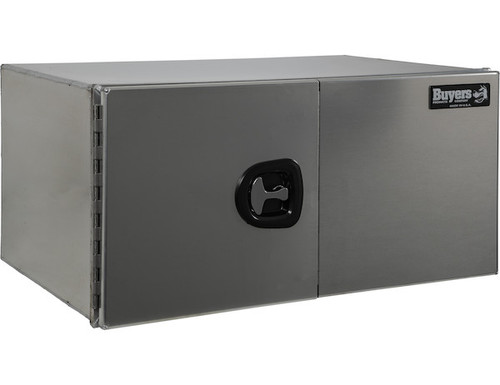 1705433 - 24x24x30 Inch Pro Series Smooth Aluminum Underbody Truck Box - Double Barn Door, 3-Point Compression Latch