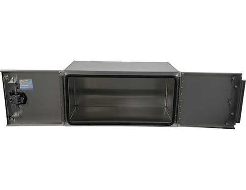 1705433 - 24x24x30 Inch Pro Series Smooth Aluminum Underbody Truck Box - Double Barn Door, 3-Point Compression Latch