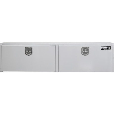 1704420 - 24x24x72 Inch White Steel Underbody Truck Box
