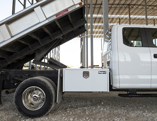 1704420 - 24x24x72 Inch White Steel Underbody Truck Box