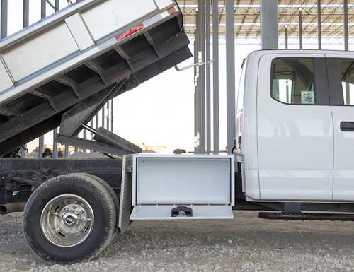 1704420 - 24x24x72 Inch White Steel Underbody Truck Box