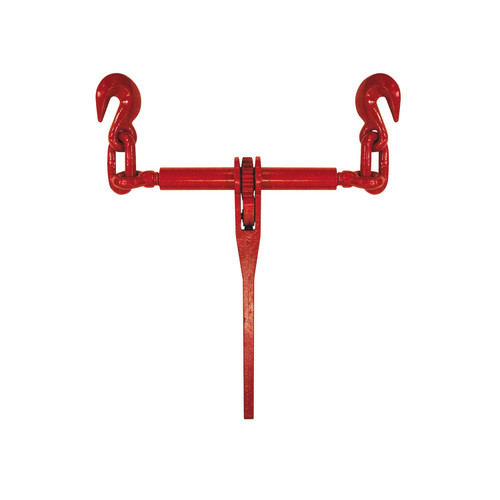 RLB3812 - 3/8 - 1/2 Inch Ratcheting Chain Load Binder w/ Grab Hooks
