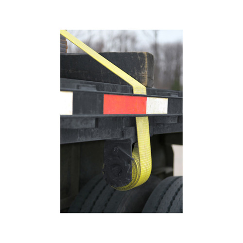 1903085 - 4 Inch x 30 Foot Winch Strap with Flat Hook - 15,000 Lb Capacity