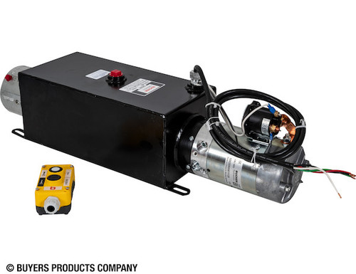 PU642LRS - 4-Way DC Power Unit-Electric Controls Horizontal 1.5 Gallon Steel Reservoir