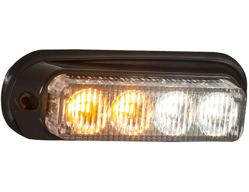 8891132 - 5 Inch Amber/Clear LED Mini Strobe Light