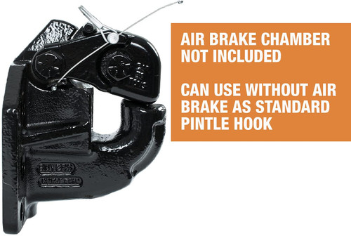 PH50 - 50 Ton Air Compensated Pintle Hitch (without Chamber and Plunger)