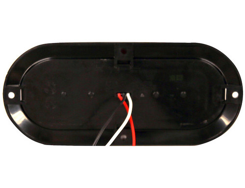 5626552 - 6 Inch Red Oval Stop/Turn/Tail Light Kit with 10 LEDs, Surface Mount