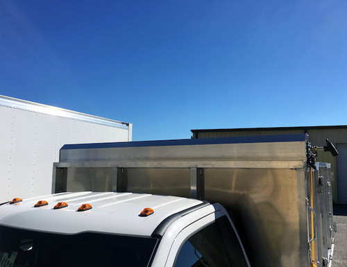 TDH7512 - Aluminum Tarp System with Deflector Housing and Mesh Tarp 7-1/2 X 12 Foot
