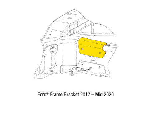 3037014 - Backpack Mounting Adapter - Ford F350, F450, F550 (2017 - Mid-2020)