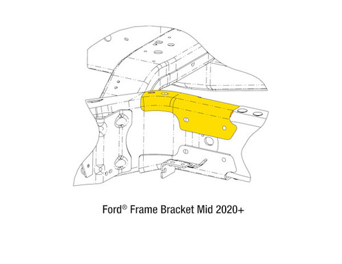 3037014B - Backpack Mounting Adapter - Ford F350, F450, F550 (2020+)