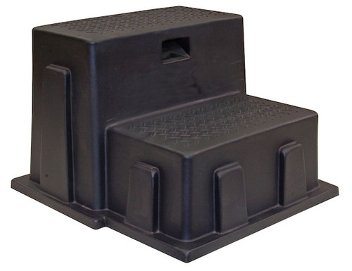 3013658 - Black Polymer Utility Step - 24 x 21 x 16 Inch Tall