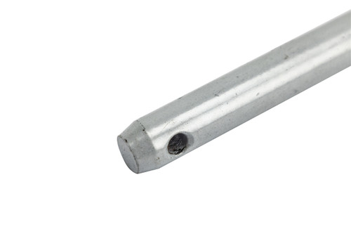66107 - Blue Poly-Coated Handle on Steel Hitch Pin - 5/8 x 4 Inch Usable Length