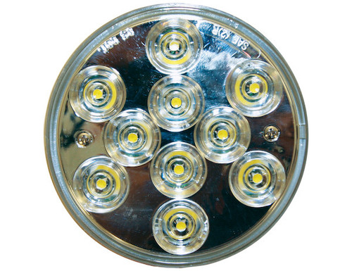 5624350 - 4 Inch Clear Round Backup Light With 10 LEDs 5624350 - 4 Inch Clear Round Backup Light With 10 LEDs