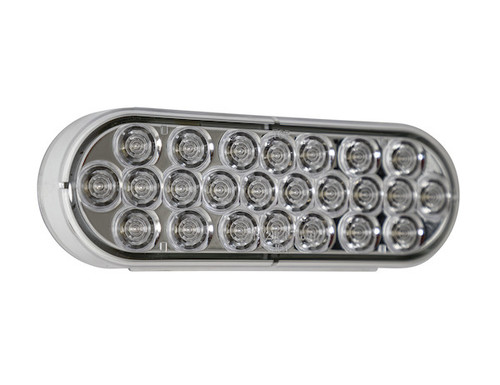 5626325 - 6 Inch Clear Oval Backup Light With 24 LEDs (Sold in Multiples of 10) 5626325 - 6 Inch Clear Oval Backup Light With 24 LEDs (Sold in Multiples of 10)
